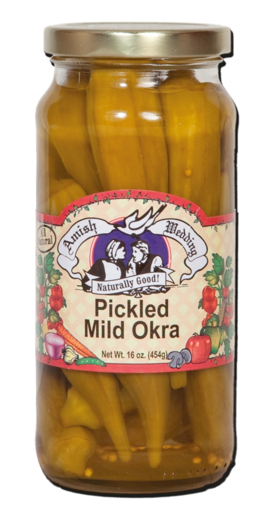 Pickled Okra Mild 16oz. Taste of Amish