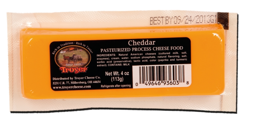 Cheddar Cheese Pre Packaged 4oz. - Taste of Amish